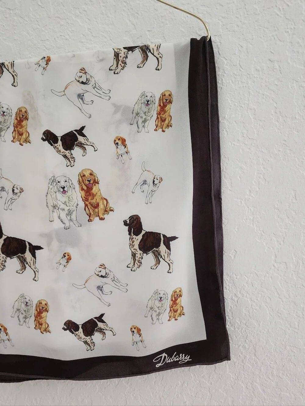 DUBARRY | Dog Print Silk Scarf